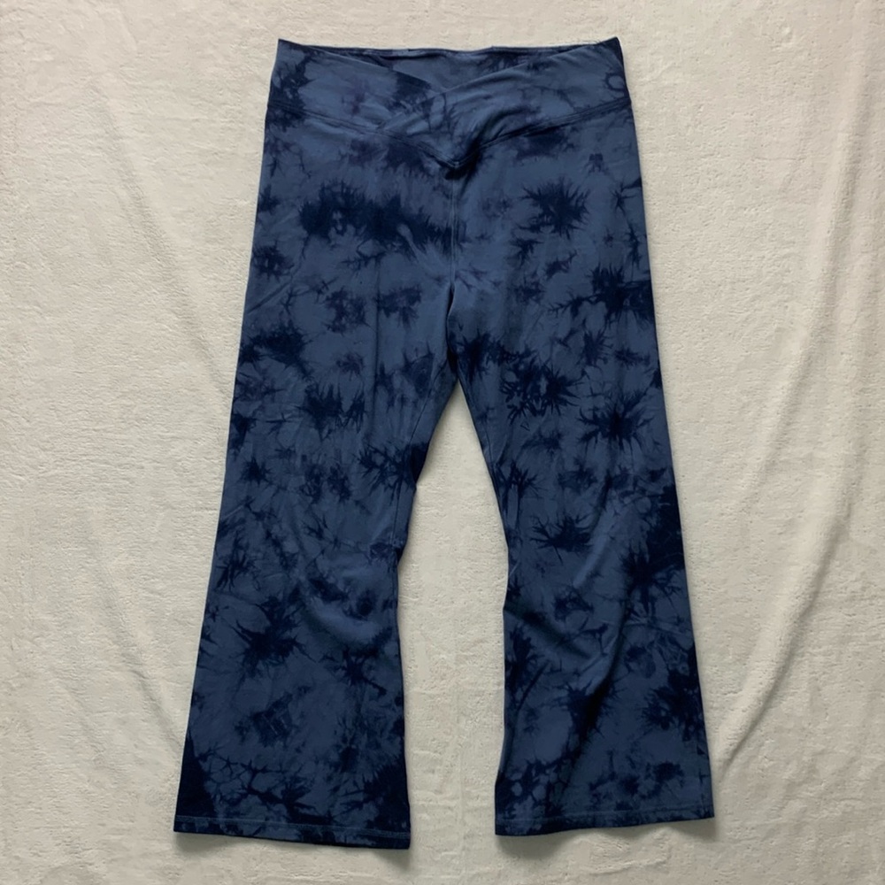 Pink Victorias Secret  Tie Dye Sweatpants Joggers flare leg size XXL